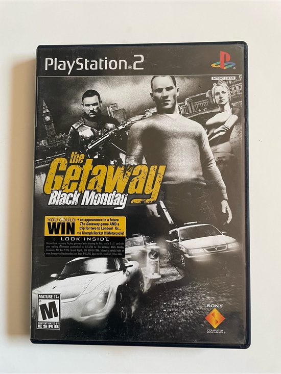 Playstation 2 Other - PS2 The Getaway Black Monday Video Game Y2K